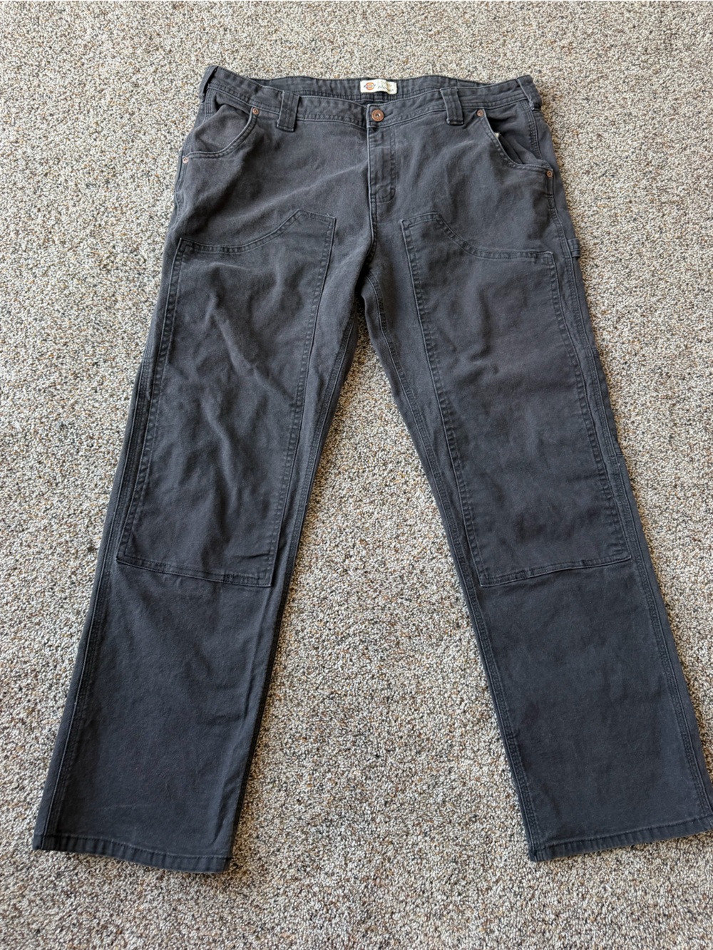 Vintage Dickies Girl Y2K Black Carpenter Skater Utility Workwear Pants